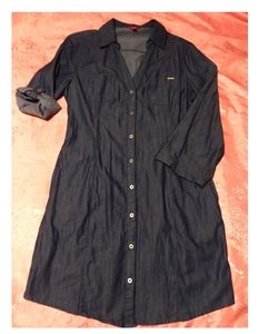 GUESS shirt dress denim color L.36"